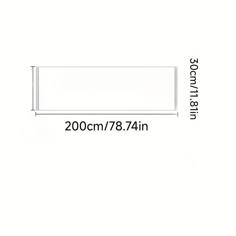 1pc of Blue and White Checkered Warm Scarf, Soft with Tassel Double-sided Decoration, Suitable for Autumn and Winter Outings, Travel, Multi-functional Fashion