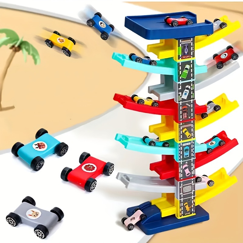 

Sliding Track Car, Small Car Toy, Multi-layer Inertia Gliding Track Toy