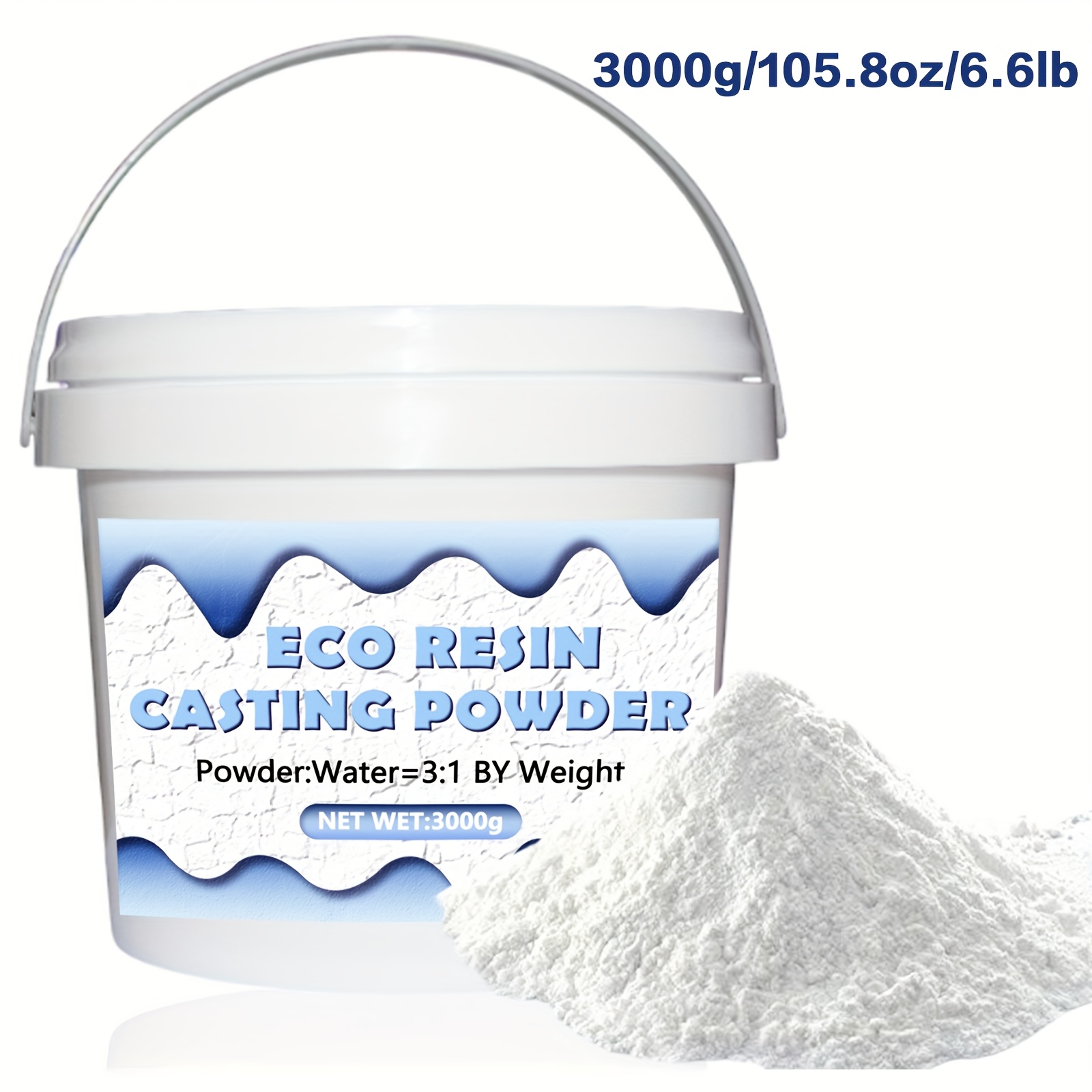 2kg/3kg Fast Curing Resin Casting Powder For Simple Diy Craft Models, Ceramic Plaster Decorative Sculptures, , Art, Creative, Multi-functional Home Decoration