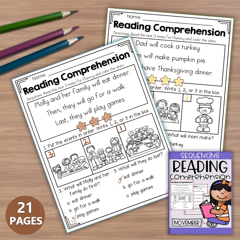 

Understanding Of Reading Through Sequencing! Learning Materials, Narratives, And Exercises To , , And Skills.