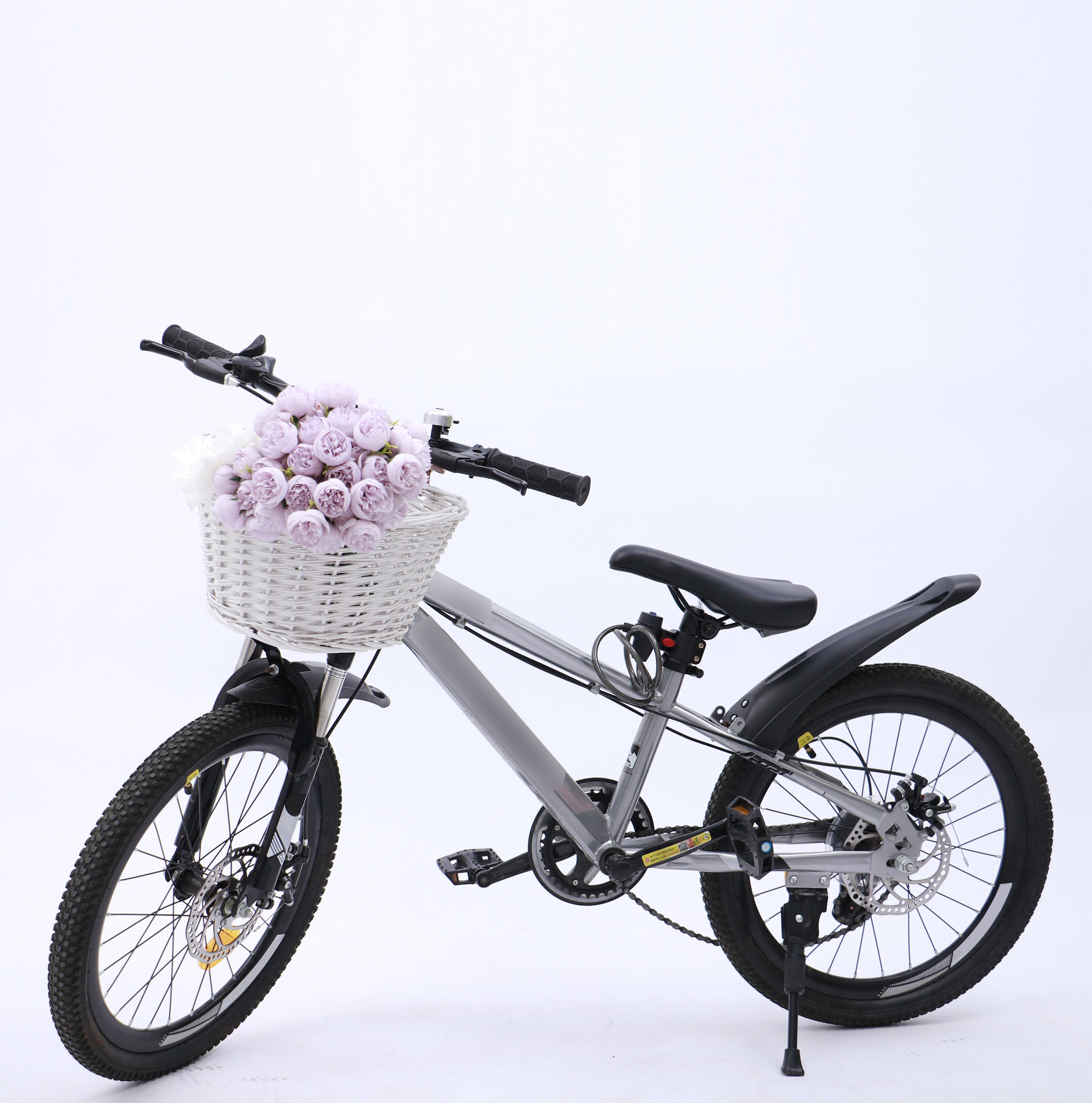 Handwoven Front Bicycle Basket, Suitable for All Bicycles and Age Groups, Brown Stylish Faux Leather, Shelf Baskets