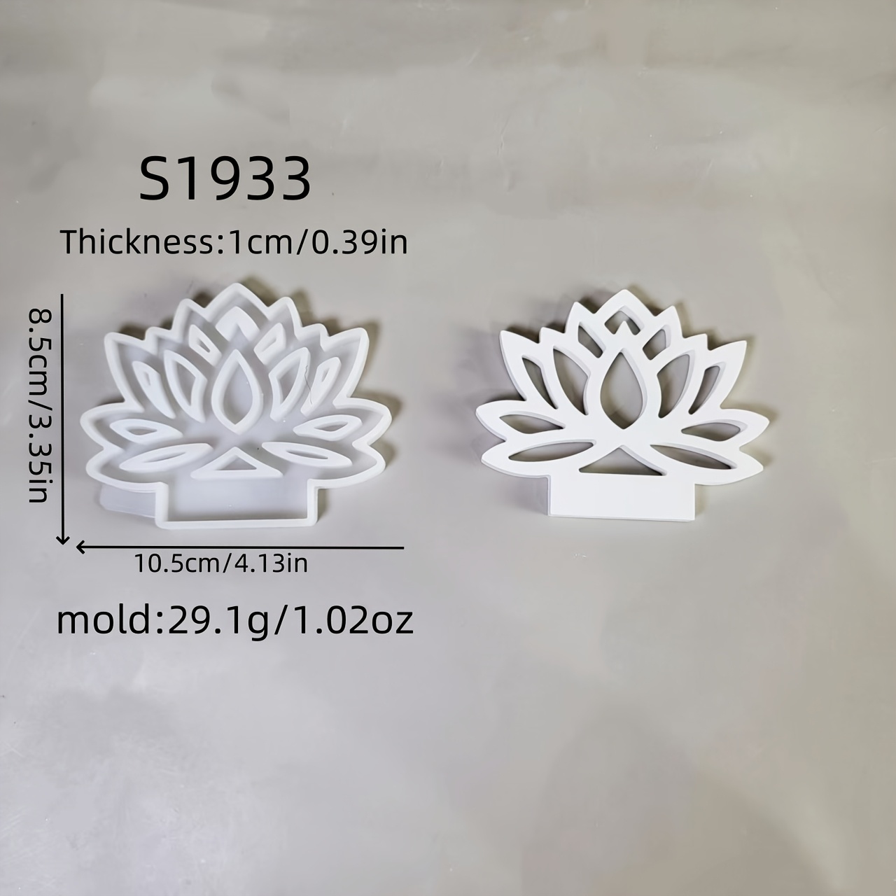 Resin Silicone Mold Flower Gypsum Silicone Mold Diy Candle Holder Decoration Epoxy Resin Silicone Mold Home Decoration Gypsum Silicone Mold 30 S1933