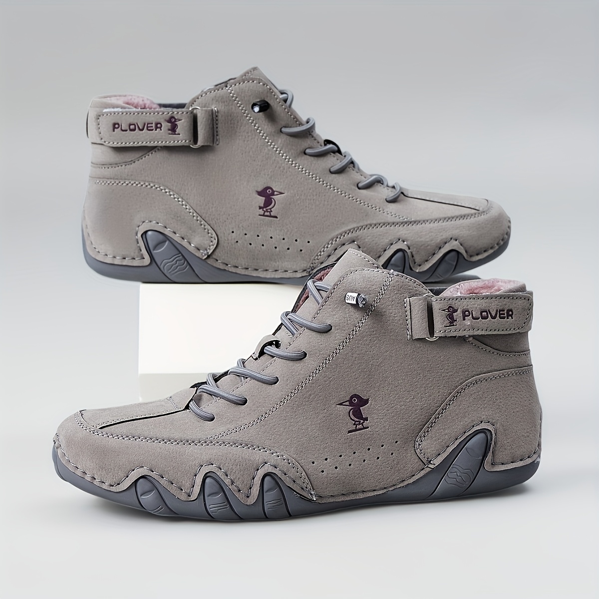 Men's Autumn Winter Outdoor Casual Hiking Boots, Warm Fashion Shoes