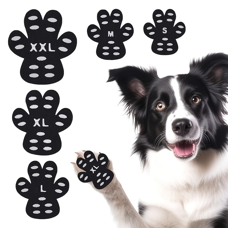 

20pcs Non-slip Dog Paw Protectors - Self-adhesive, Disposable Booties For Hardwood Floors - Ideal For Small To Large Breeds