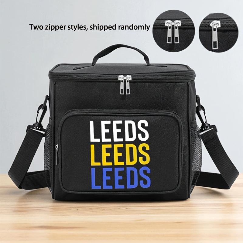 TEMU Leeds Large-capacity Lunch Bag Portable Lunch Bag Sleek Portable Lunch Bag For Adults, Lightweight & , Ideal For Daily Work Meals Non-food