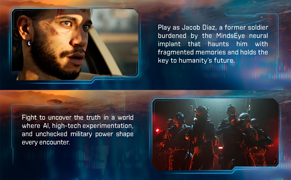 MindsEye - PlayStation 5 - European Version, Action Game, Adult Only, Compact Disc, Base Game, with Bonus Content, for PlayStation 5, for PlayStation, Mindseye, Ps Game, Gaming