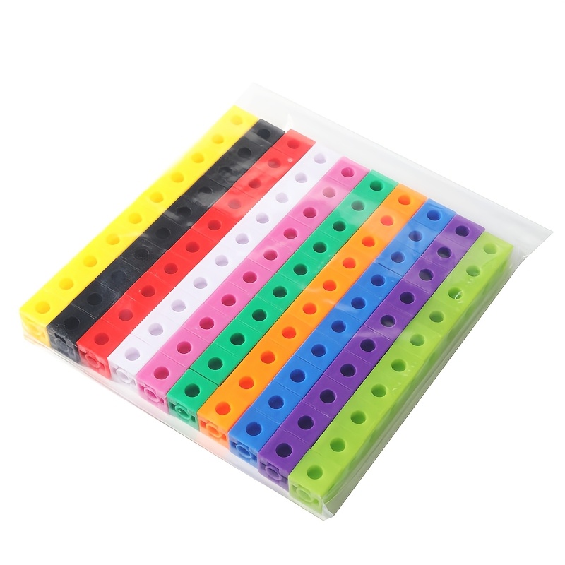 Image of 100pcs/1set Building Blocks Toy - 100pcs Interlocking Bricks Suitable For &, Compatible For Games, For Tower Building, Play, Parties