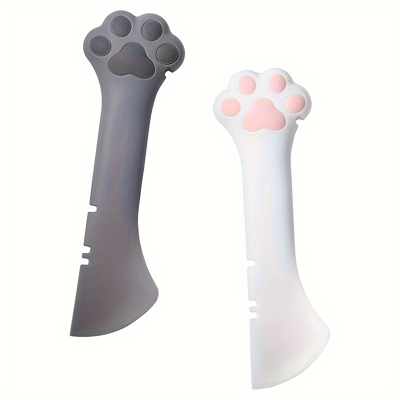

Silicone Pet Can Spoon And Set, 1pc, Multi-angle Cleaning Tool For Wet And Food, Ideal , No Battery Required
