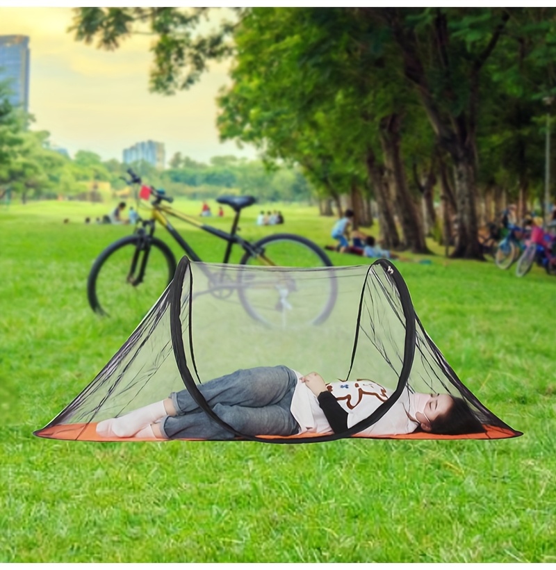 Portable Mosquito Netting for Camping & Outdoor Adventures - Easy Setup, No Installation Required, Breathable Polyester Fabric, Ideal for Travel, Parties, and Backyard Fun