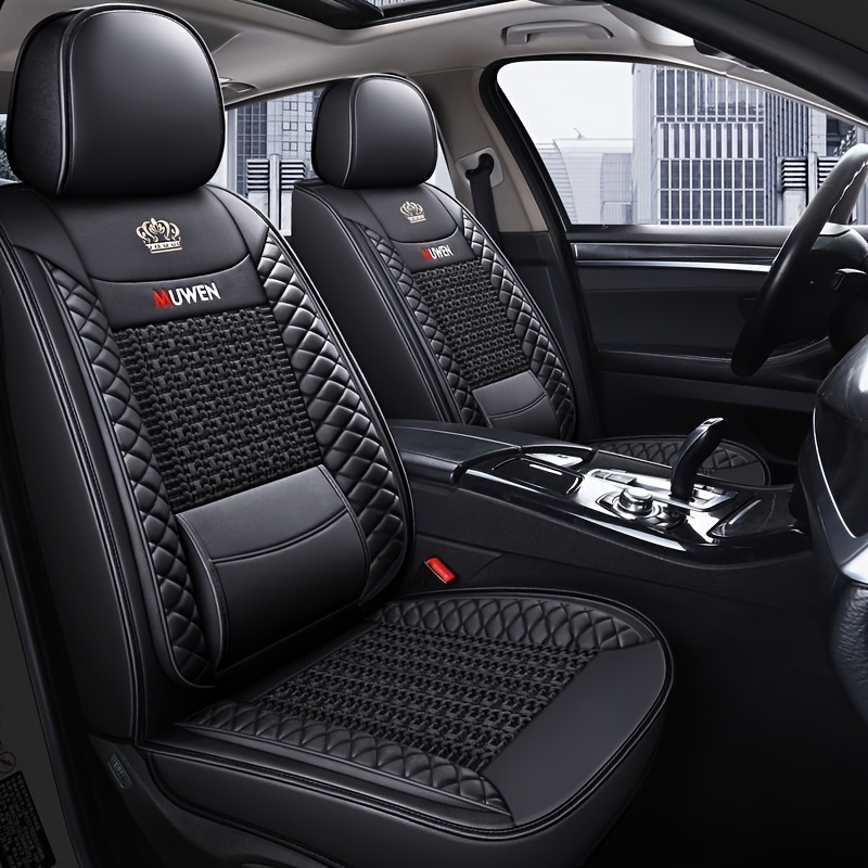 Image of 2 Seat Car Seat Cover, Breathable Allinclusive Automotive Front Seat Cushion, Universal Size Car Accessories