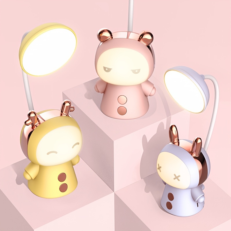 unlimited     doll table lamp foldable rechargeable eye protection bedside lamp supports usb multiple charging     for   three levels of brightness adjustable   Product details 8