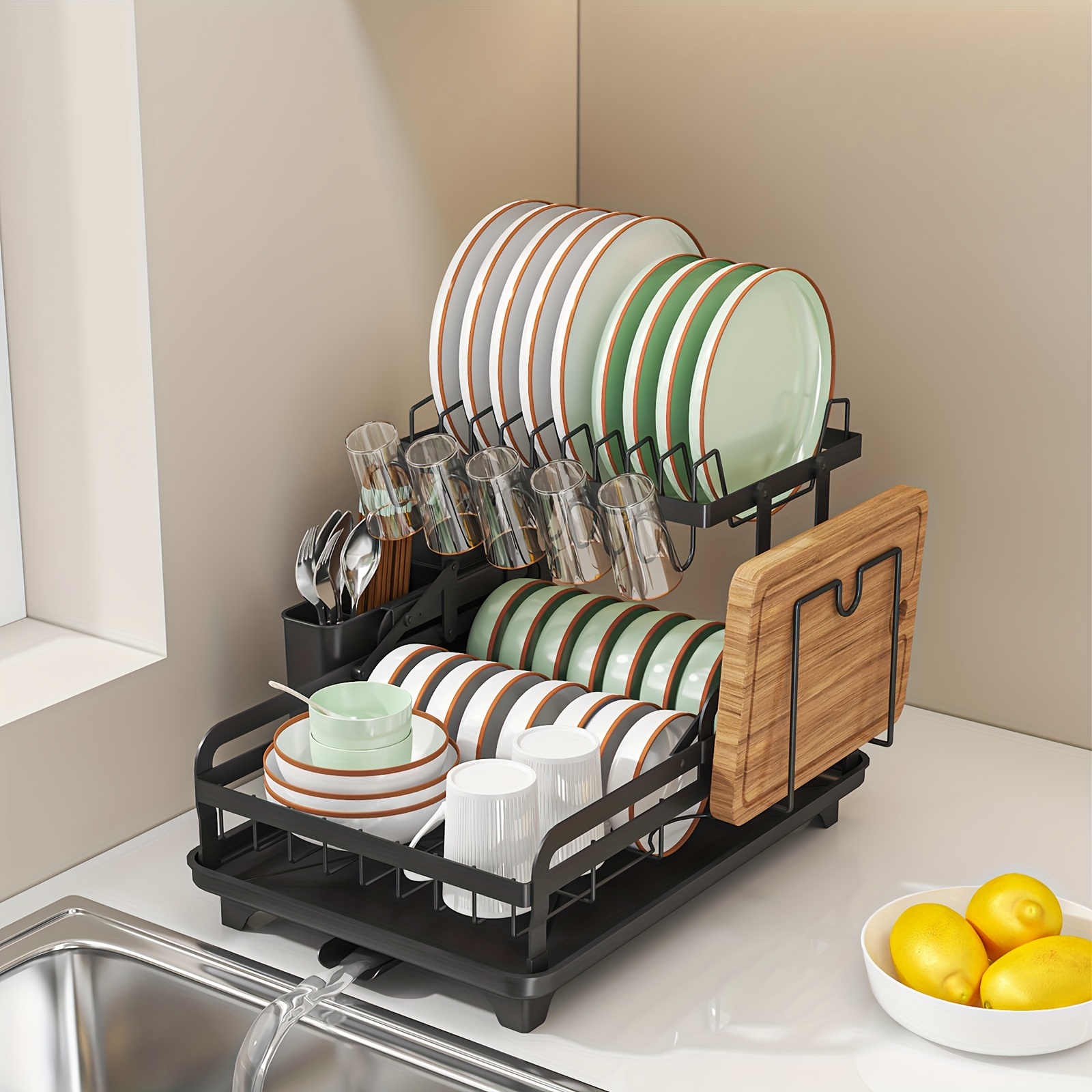 

2- Drying - -saving Organizer For Countertop, & No-install , - And Draining For , Utensils, & - For , , Restaurants