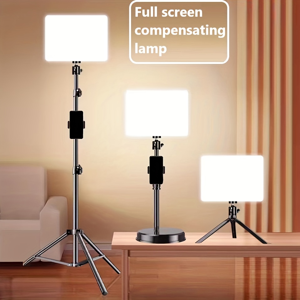 

Professional Led Photography Fill Light - Usb Powered, Soft Lighting For Live Streaming, Desktop Food Photography, Square Tablet Compatible, Abs Material, 36v & Below