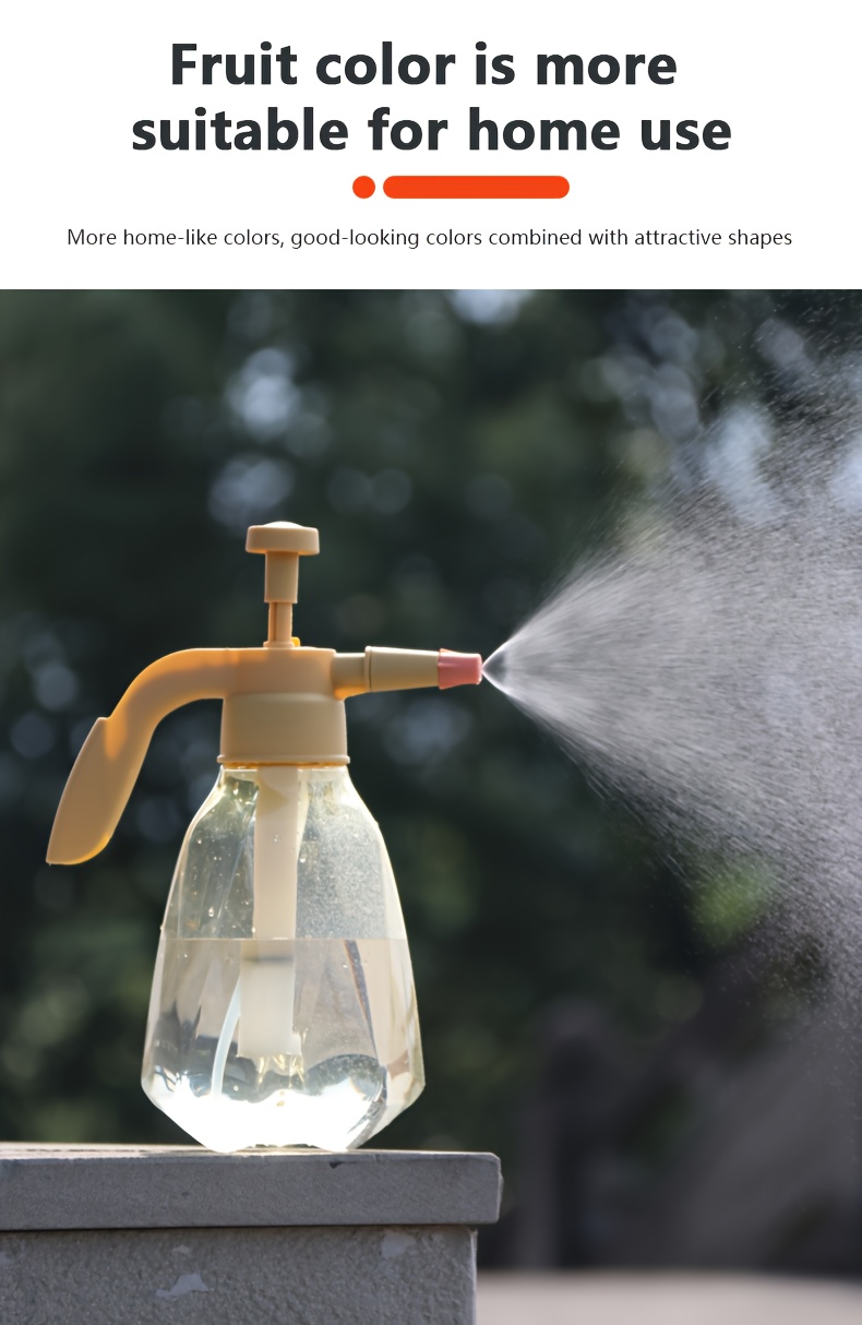 colorful fruit themed household watering spray bottle pressure operated for gardening hand pump sprayer for succulents Product details 2