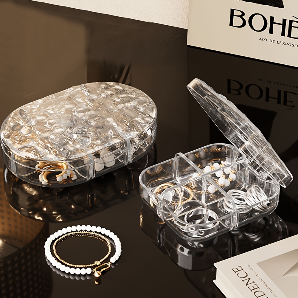 Pakistan Earring Organizer Box Plastic Transparent Multi