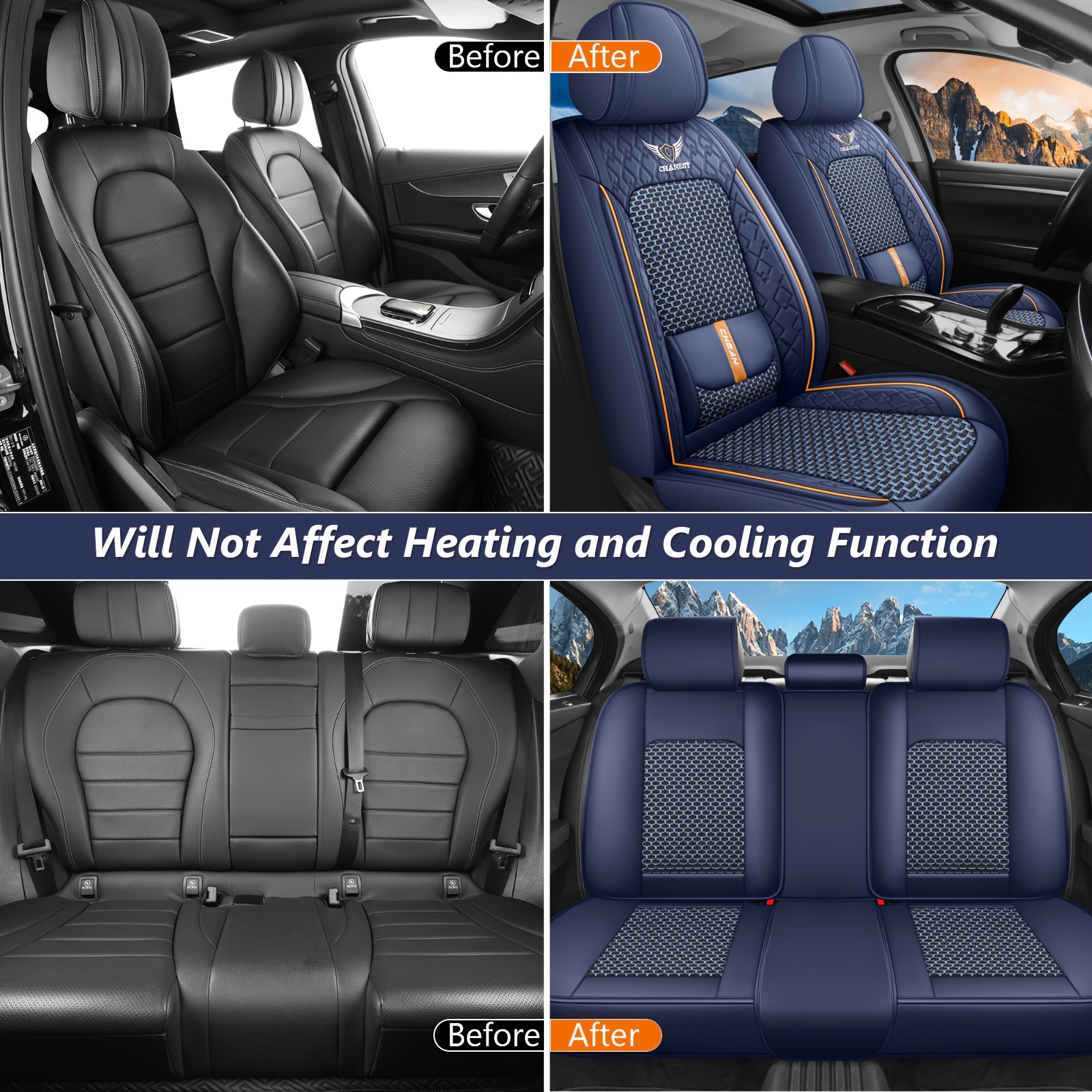 PU Leather Universal Car Seat Cover Diamond Pattern Seat Cushion Fit for Most Auto Truck Suv Van Luxury Car Interiors for – buy the best products in the online store