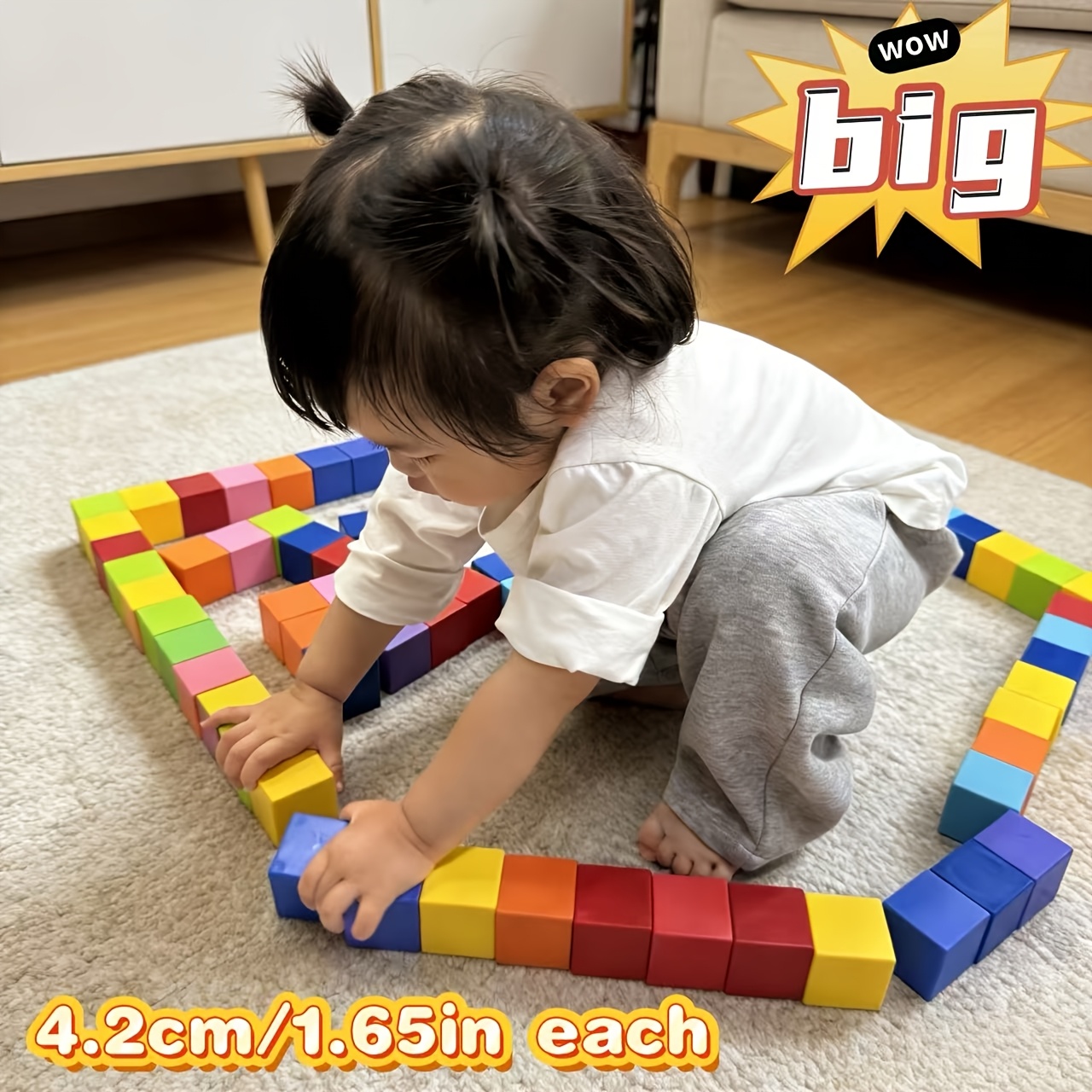 Magnetic Six-Sided Cube Toy for Learning Geometry