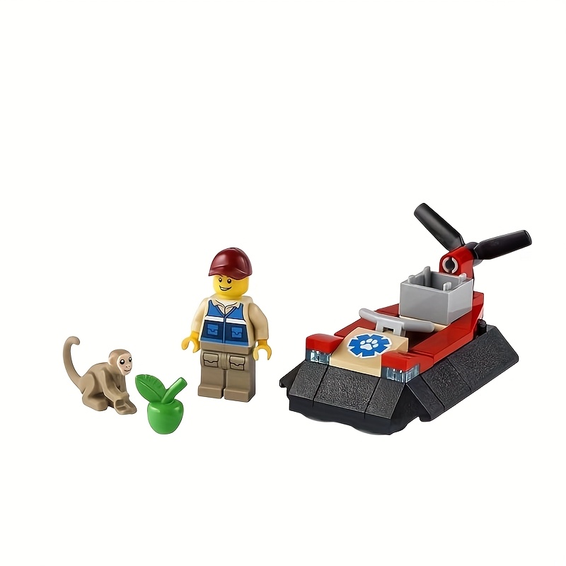 European Version, LEGO City 30570 Wildlife Rescue Hovercraft