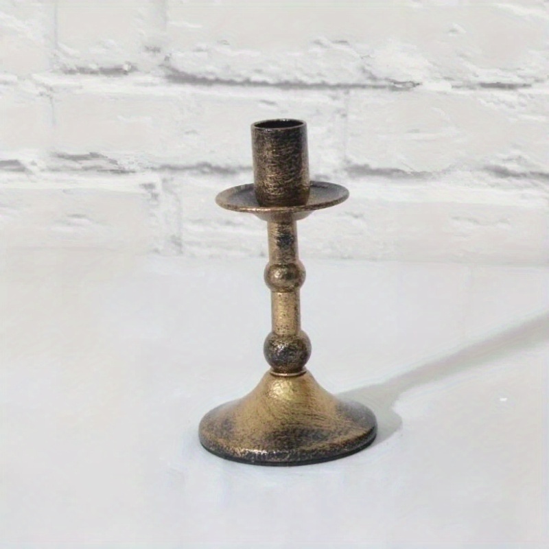 TEMU Christmas Candleholders For Christmas, Halloween, Thanksgiving, Hand-painted Distressed Vintage Aromatherapy Candle Holders, Decorative Candle