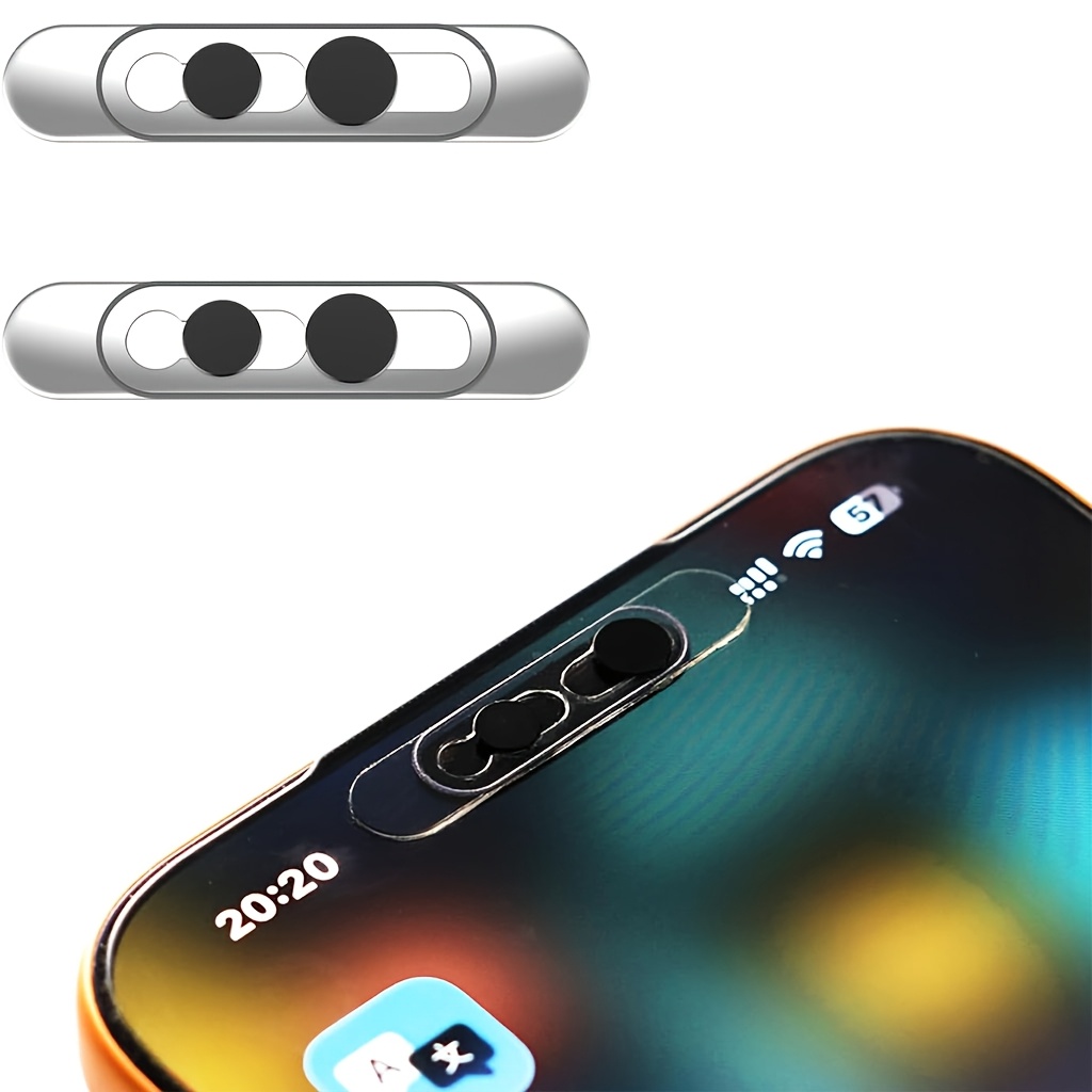 TEMU Cubierta de privacidad para cámara frontal, se perfectamente a tu teléfono, compatible con iPhone 17/16/15/14 Pro Max/Pro, /deshabilita ,