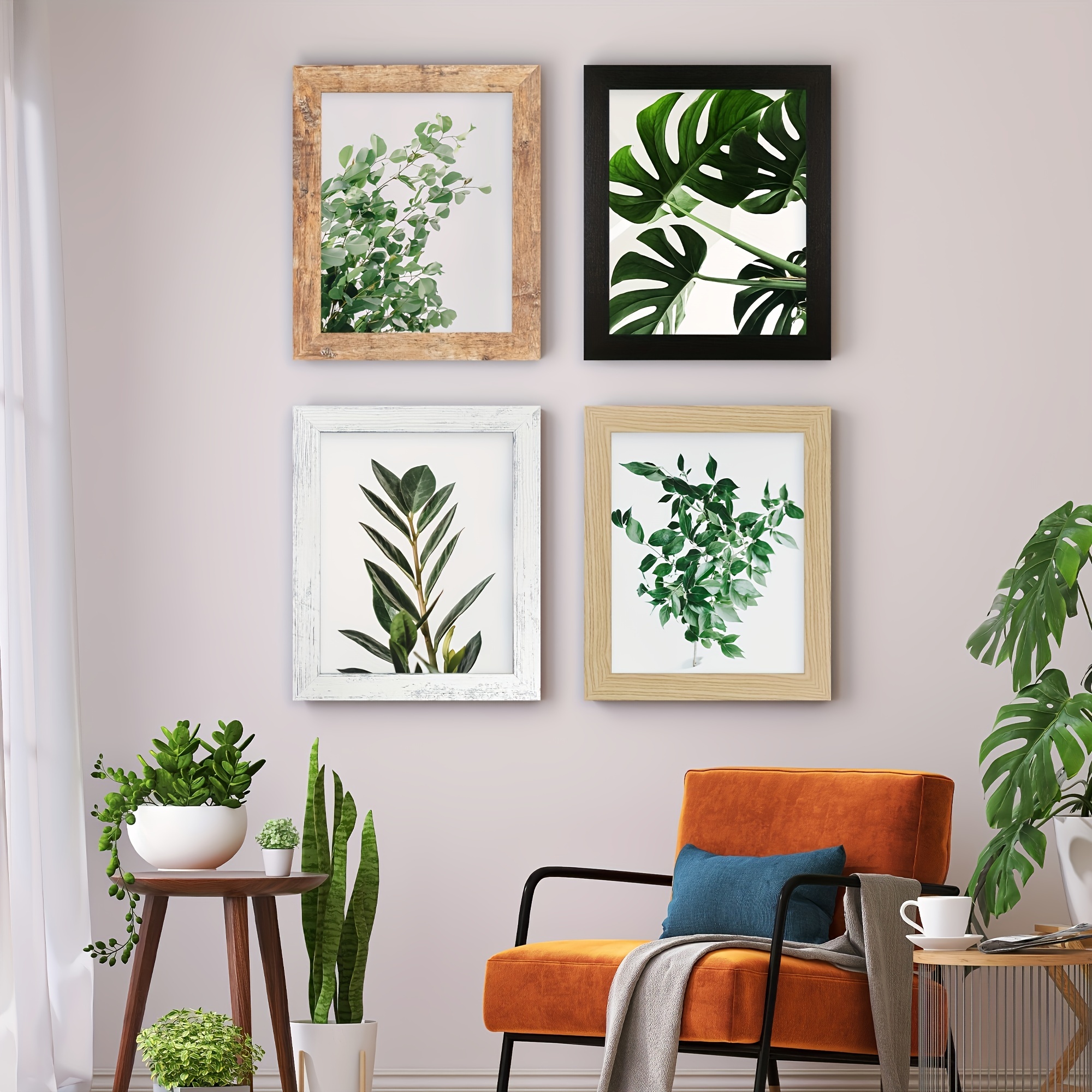 Boho Style 8x10 Picture Frames Wall Mounting Family Photo Temu