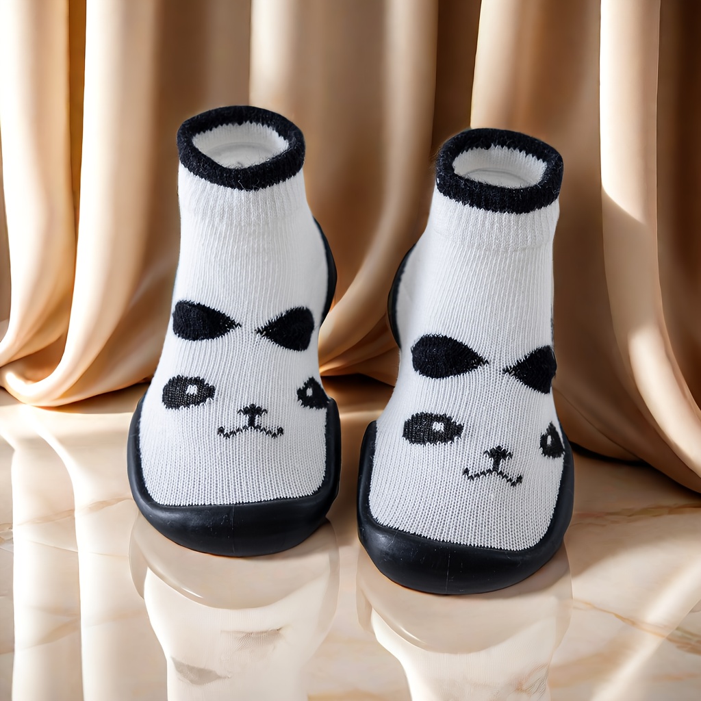 Adorable Cartoon Animal Face Toddler Walking Shoes - Breathable, Non-Slip Sock Shoes for Baby Girls & Boys, Perfect for First Steps, All-Season Comfort, Toddler Shoes