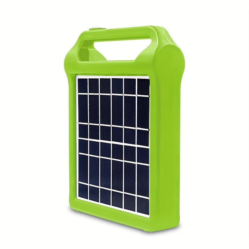 item picture the rv uses a portable solar generator with a lithium battery   with handheld lighting and two external led bulbs making it ideal for family emergencies and camping trips