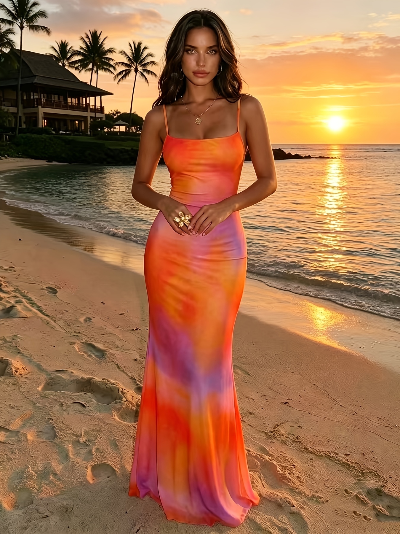 vacation dresses women sold on Temu United States