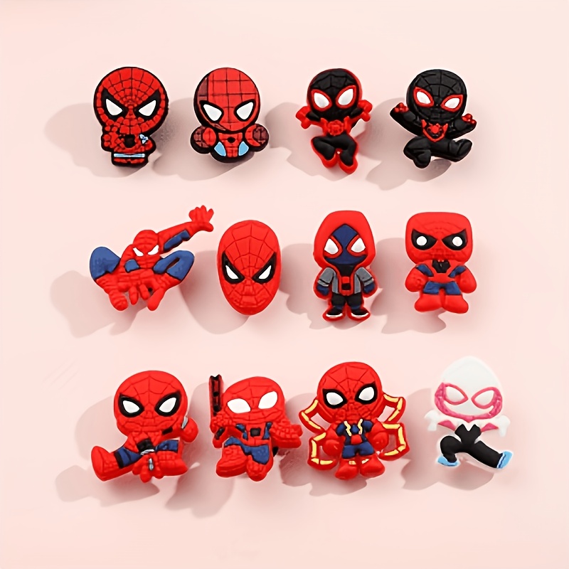 12pcs 2d Flat Pvc Charms, Cycling Stickers And Decals, Suitable For Cycling Decorate, Cute Charms For Outdoor Sports, Pvc Decoration Buckles For Cycling