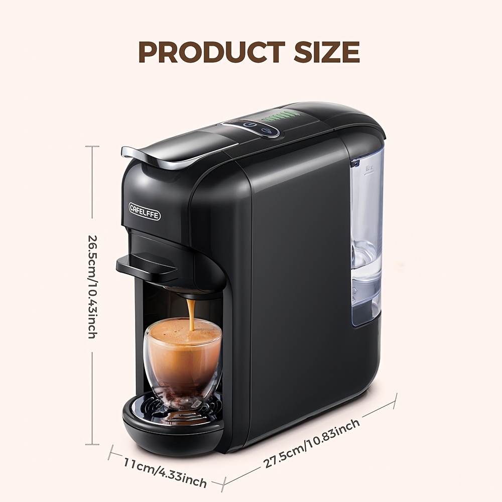 5-в-1 Мултифункционална кафемашина с капсули | Съвместима с NES, DG, K-CUP, ESEpod капсули | Идеална за домашна и офис употреба | Перфектен подарък за членове на семейството