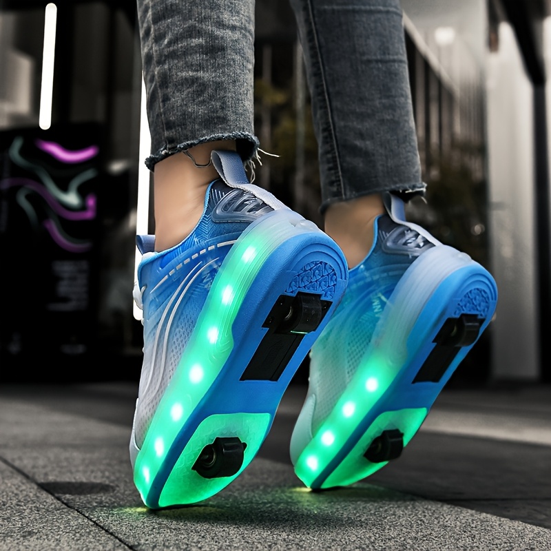 LED kids shoes detail