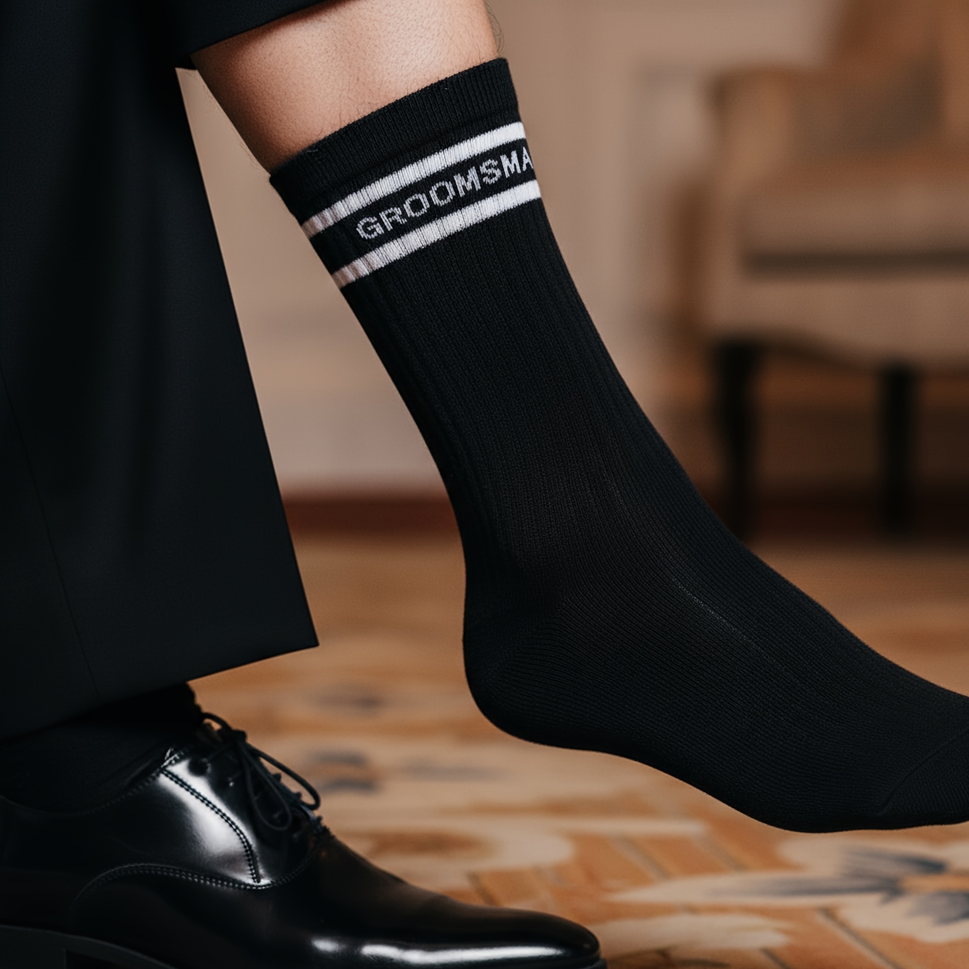 TEMU Chaussettes de mariage pour , père de la mariée, garçon d' et - Ensemble cadeau de fête de mariage doux et confortable avec étiquettes "" et