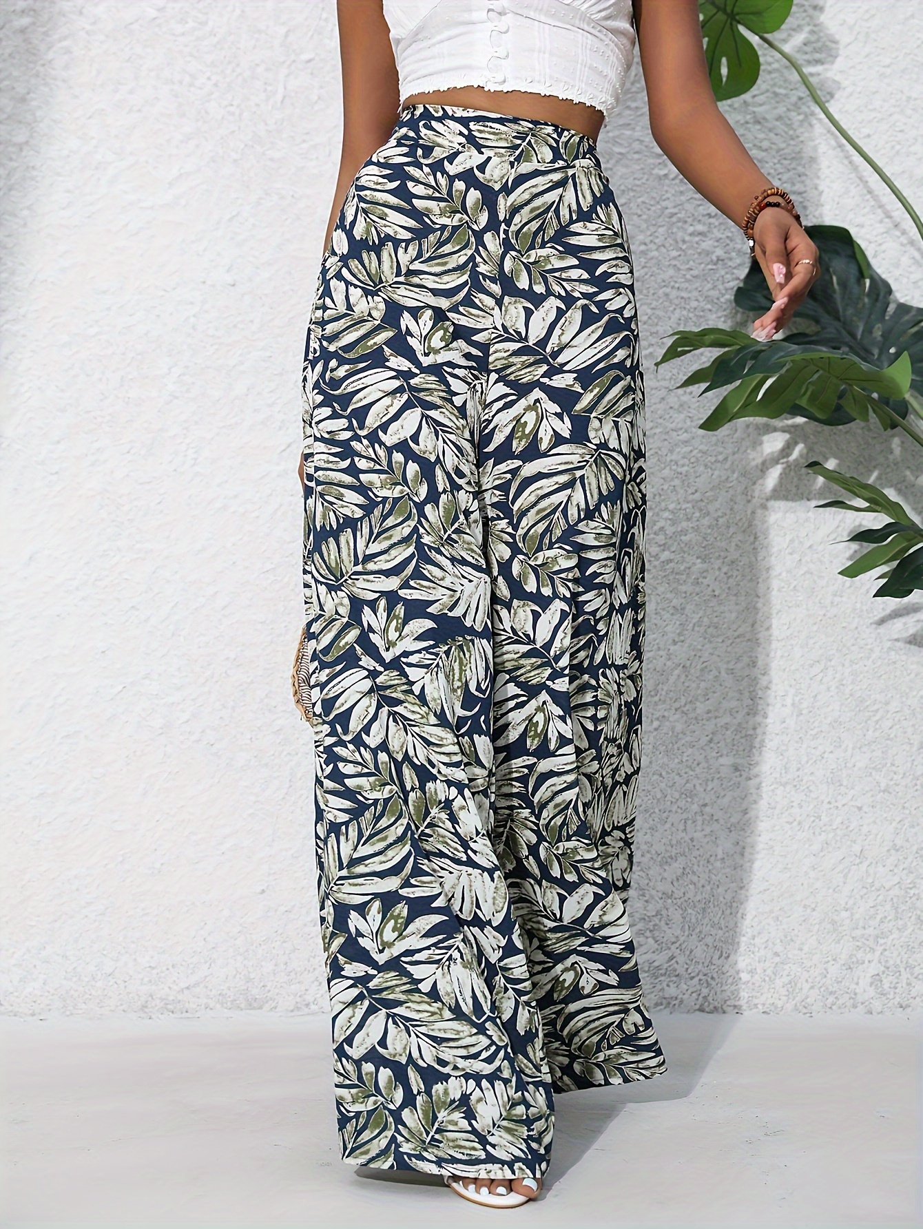 美品 L'Appartement Leaf Print Pants 美品 L'Appartement Leaf Print Pants