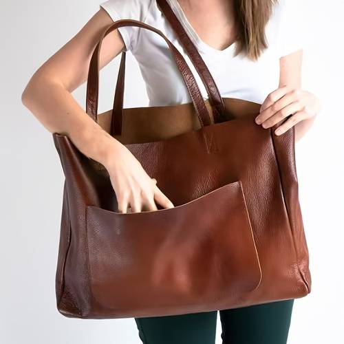 womens vintage tote bag large capacity open top shoulder bag with fixed strap minimalist black handbag for everyday use professional settings