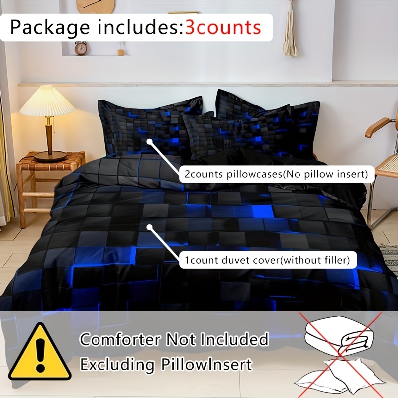 Temu – TEMU Modern Black And Red Geometric Pattern Bedding For Bedroom Fashionable Black And Red Bedding Collection For A Contemporary Bedroom