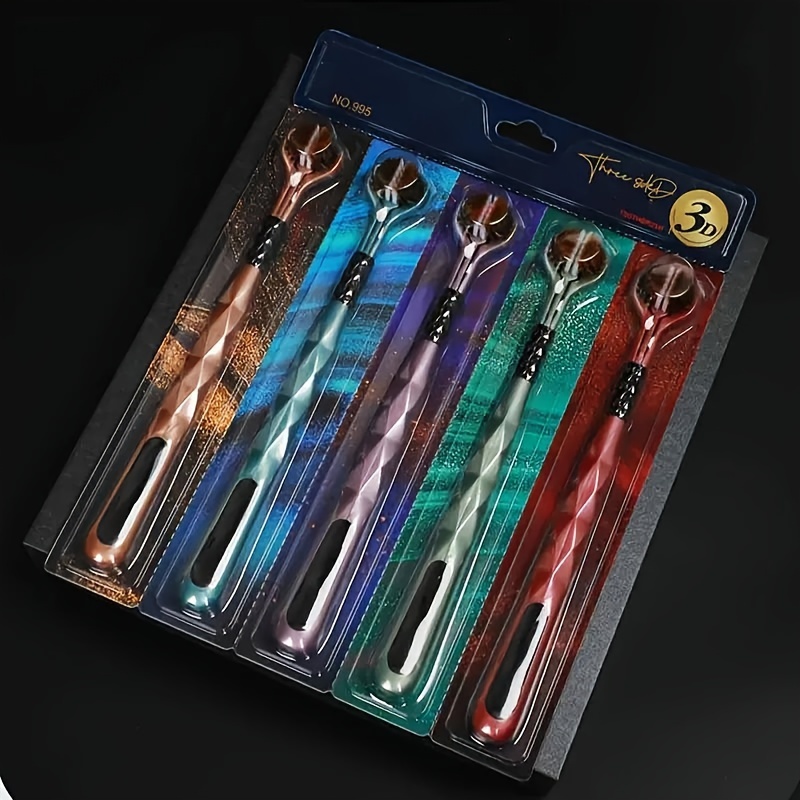 5pcs Adult Soft Nylon Bristle Toothbrush Set