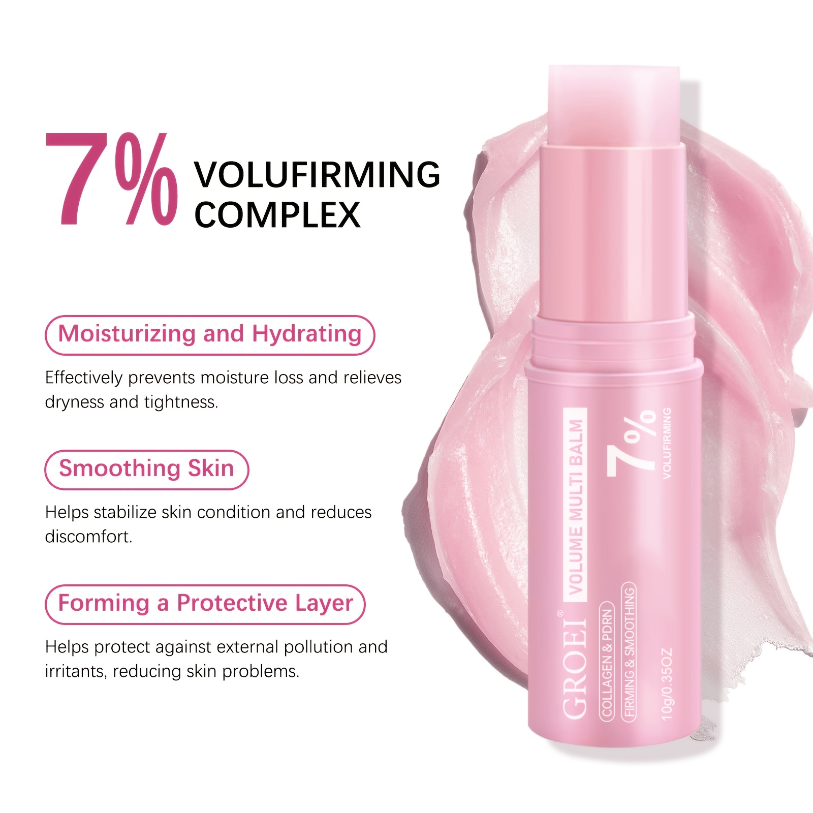 2pcs GROEI Collagen PDRN Multi-Effect Plumping Stick