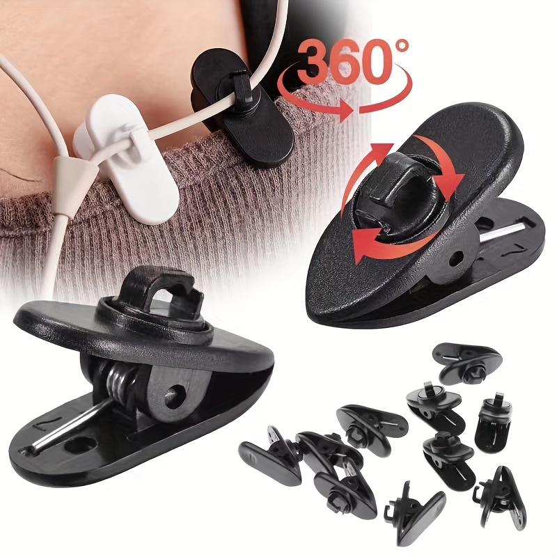 Headphone Wire Clip Headset Cable Clamp Earbud 0 5 4mm Cord Collar Hook For  Cell Phone Earphone Broadcast Microphone Walkie Talkie Music Mp3 Computer  Chat Diy Ie80s Ie800s - Cell Phones & Accessories - Temu