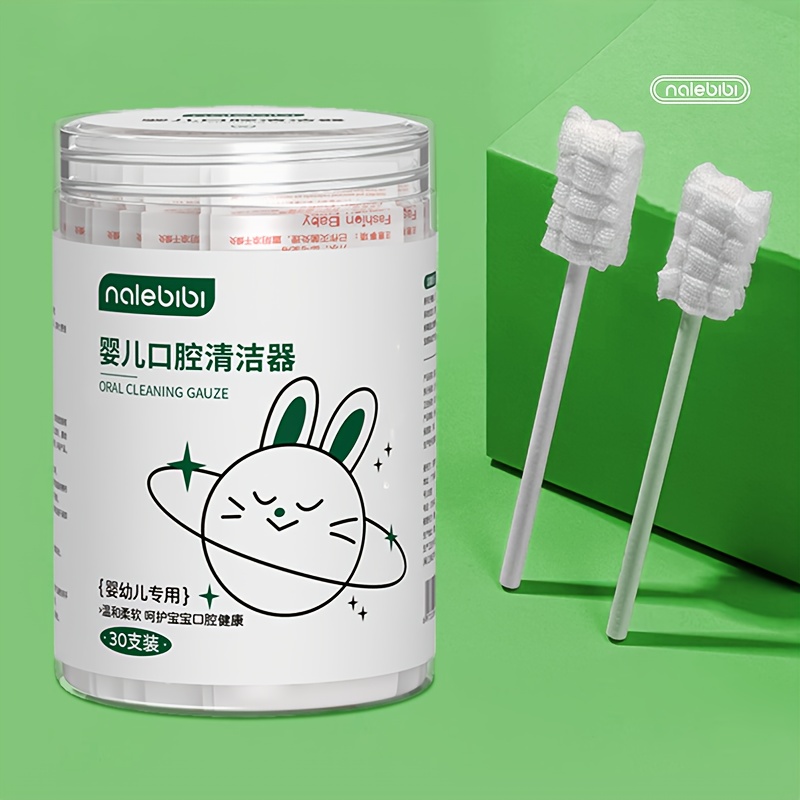 Image of 30pcs Tongue Cleaning Gauze, Home Tongue Coating And Gum Care Tool, Single Independent Packaging, Suitable For And, Compact And Hygienic For Outing, An Ideal Gift For , Day, Christmas, And Birthdays.