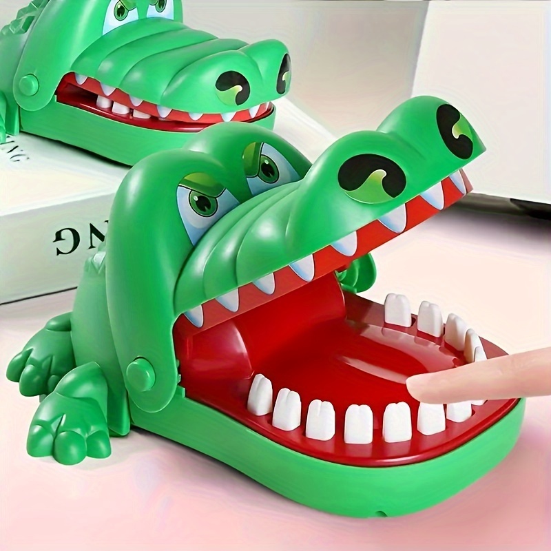 Jumbo Fun-Biting Crocodile Game - Perfect for Kids' Parties! Suitable for Ages 3-12, No Power Required, Great for Christmas, 4Th of July, Summer, Fall, And More!