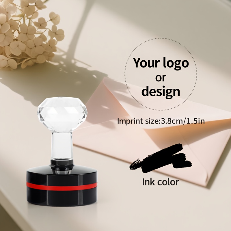 Image of Personalized Photo Pet Stamps Customization, Unique Red And Design, , Black Oil, Automatic Ink Dispensing, Suitable For Gifts And Souvenirs, Souvenir Creation