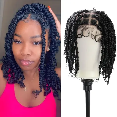braided hair wigs sold on Temu United States