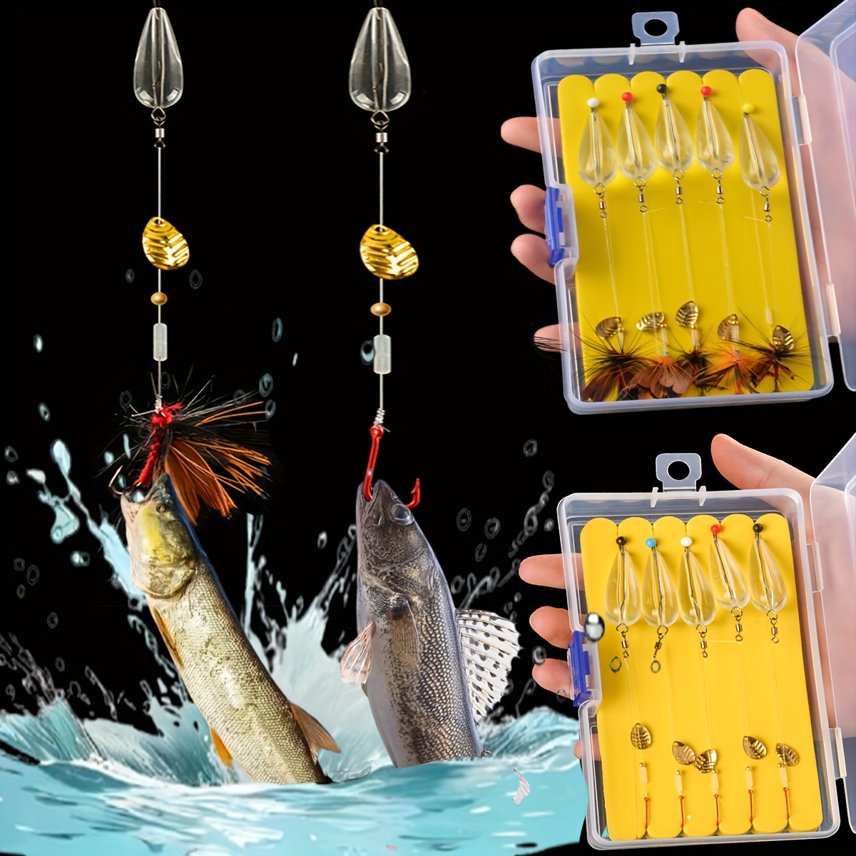 

- Set - Pre- Spoon Kit For Bass, , Trout - Includes Aid, Fly - 5pcs, Non-battery, No Rod/ - For 's Day, Mid-, Father's Day, ' Day