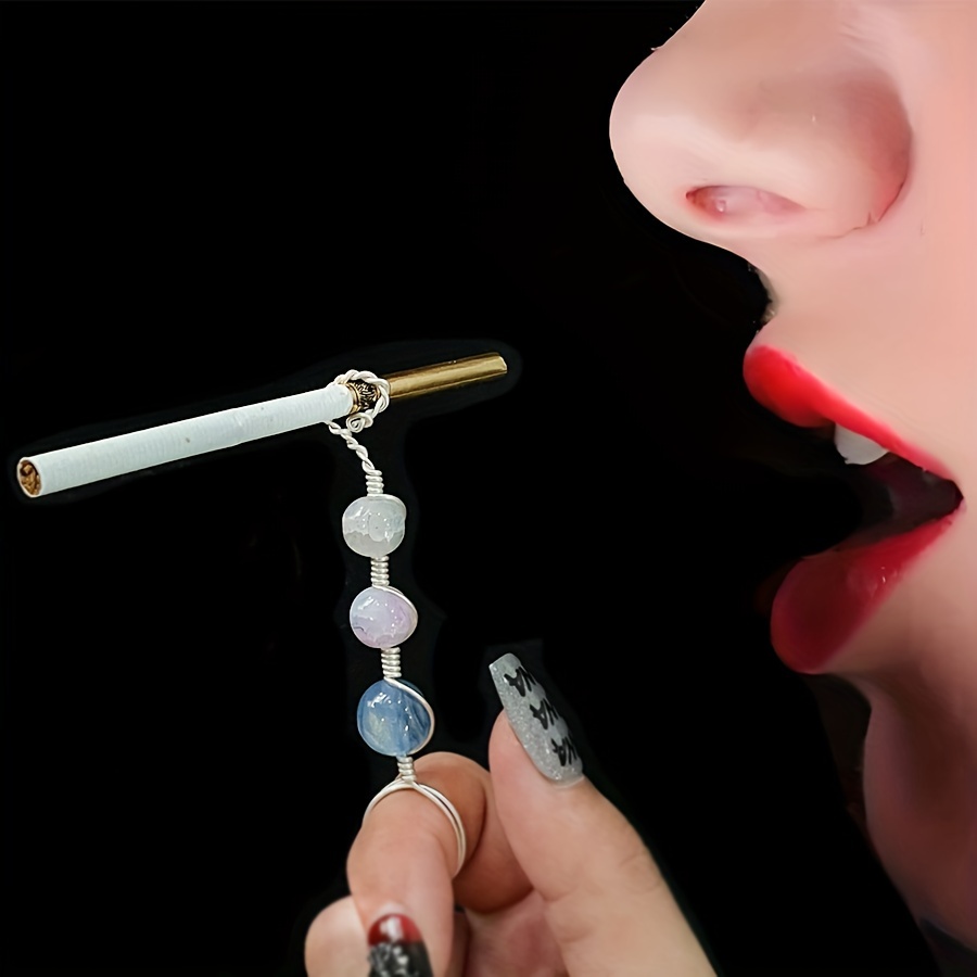 adjustable cigarette holder Elegant Adjustable Cigarette Holder Ring