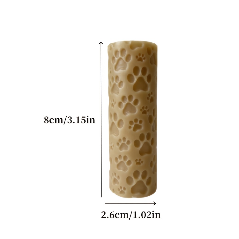 TEMU A Single Print Design Embossing Stick Made Of Polymer Clay, Perfect For Easter-themed Clay Projects, Featuring Intricate Texture Patterns.