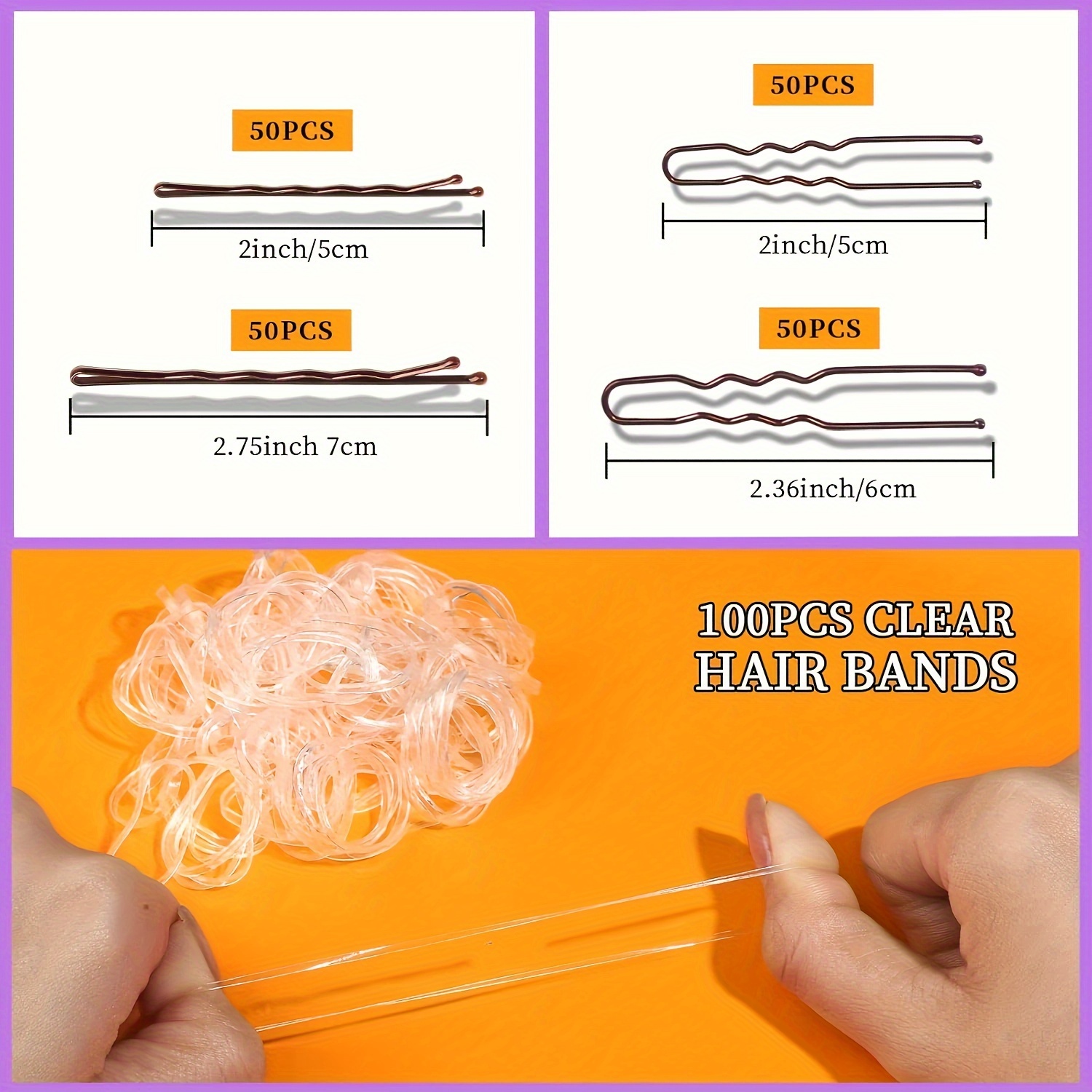 PiniceCore Haarnadeln Mattschwarz 12 Stück – Unsichtbare Bobby Pins, 8 Cm, Für Frauen