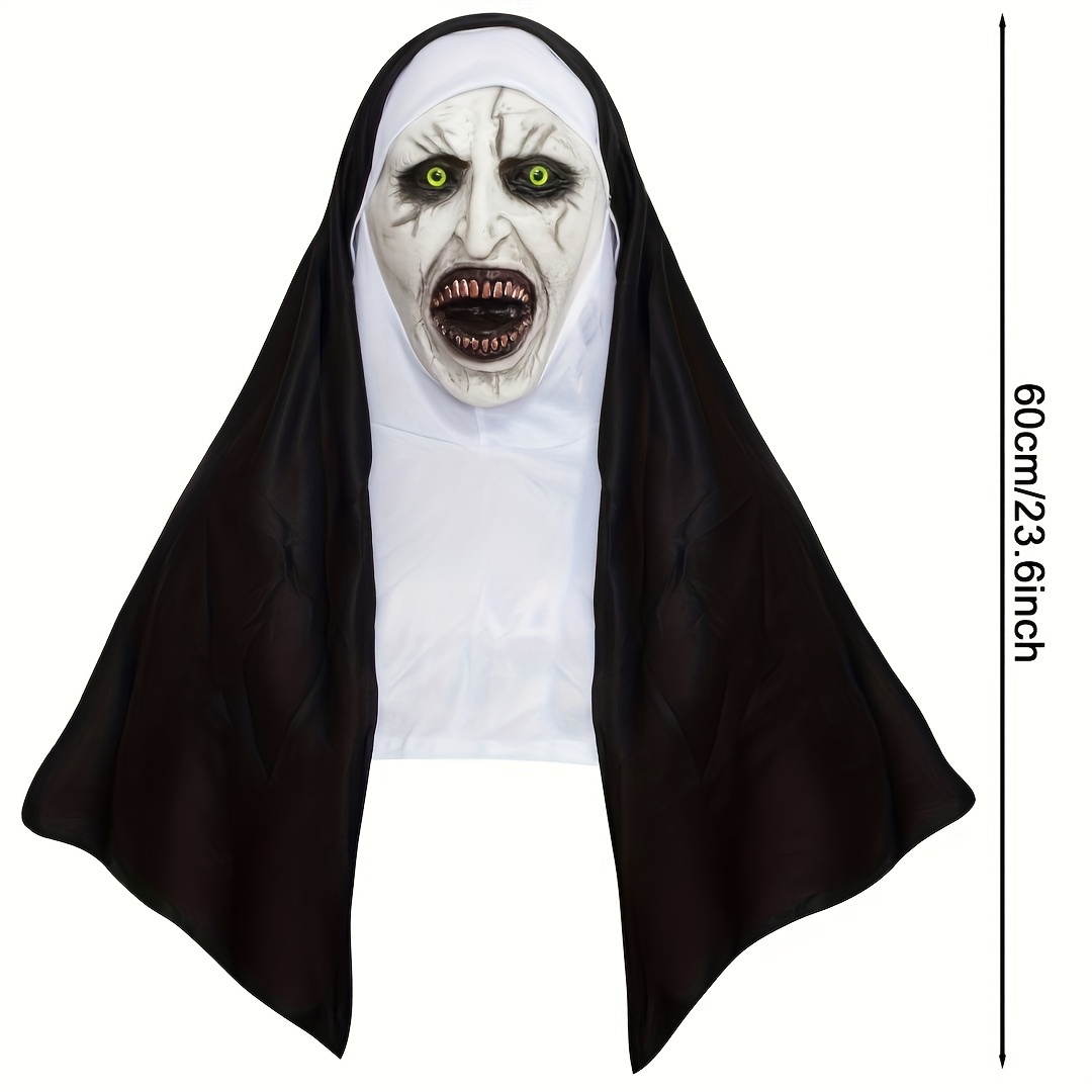 Hasen-Maske Aus Kunstpelz – Grau, Halloween-Kostüm Für Erwachsene, Mit Drahtohren