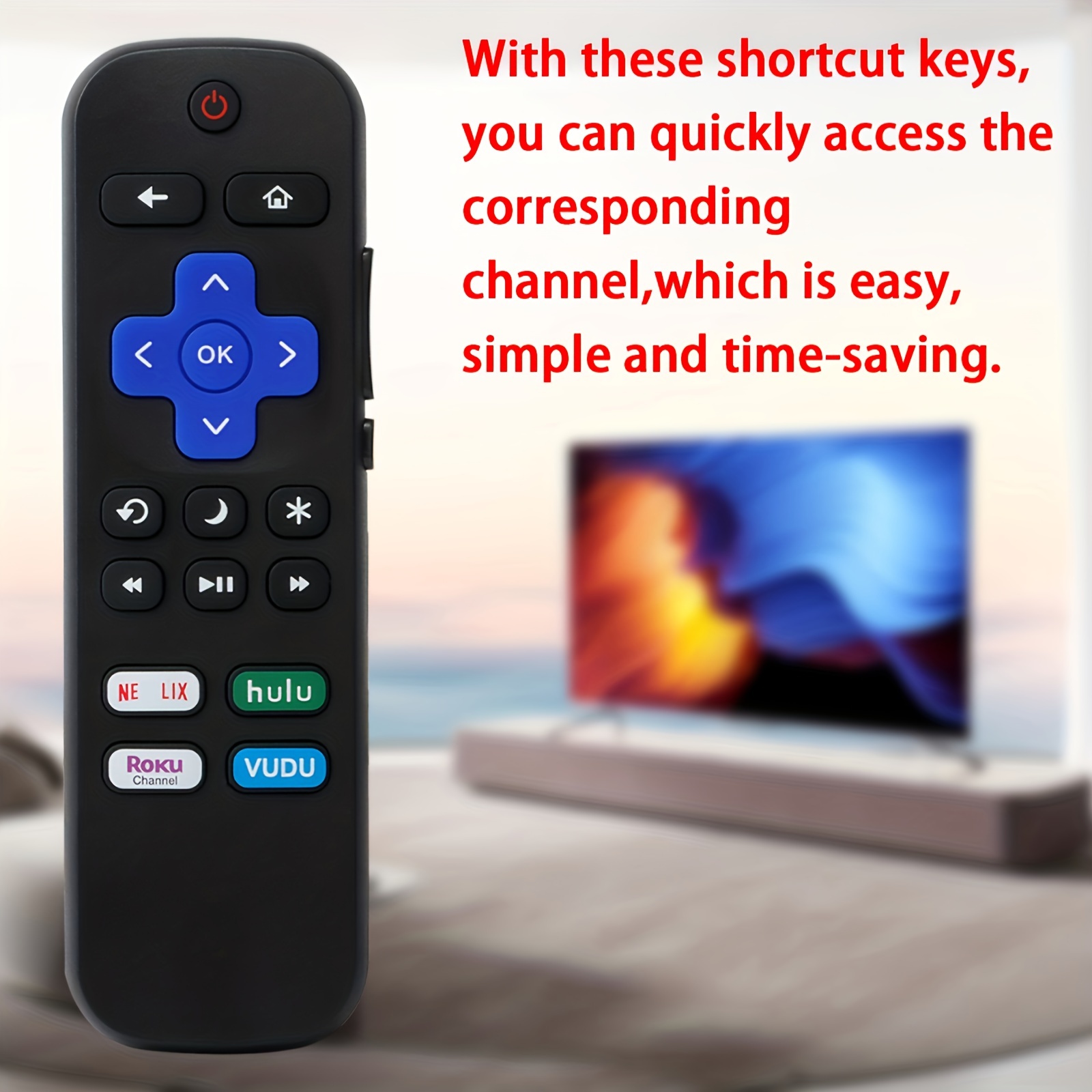 Control Remoto Mando De Reemplazo Para TCL Con Roku Programado Todos Los  Modelos