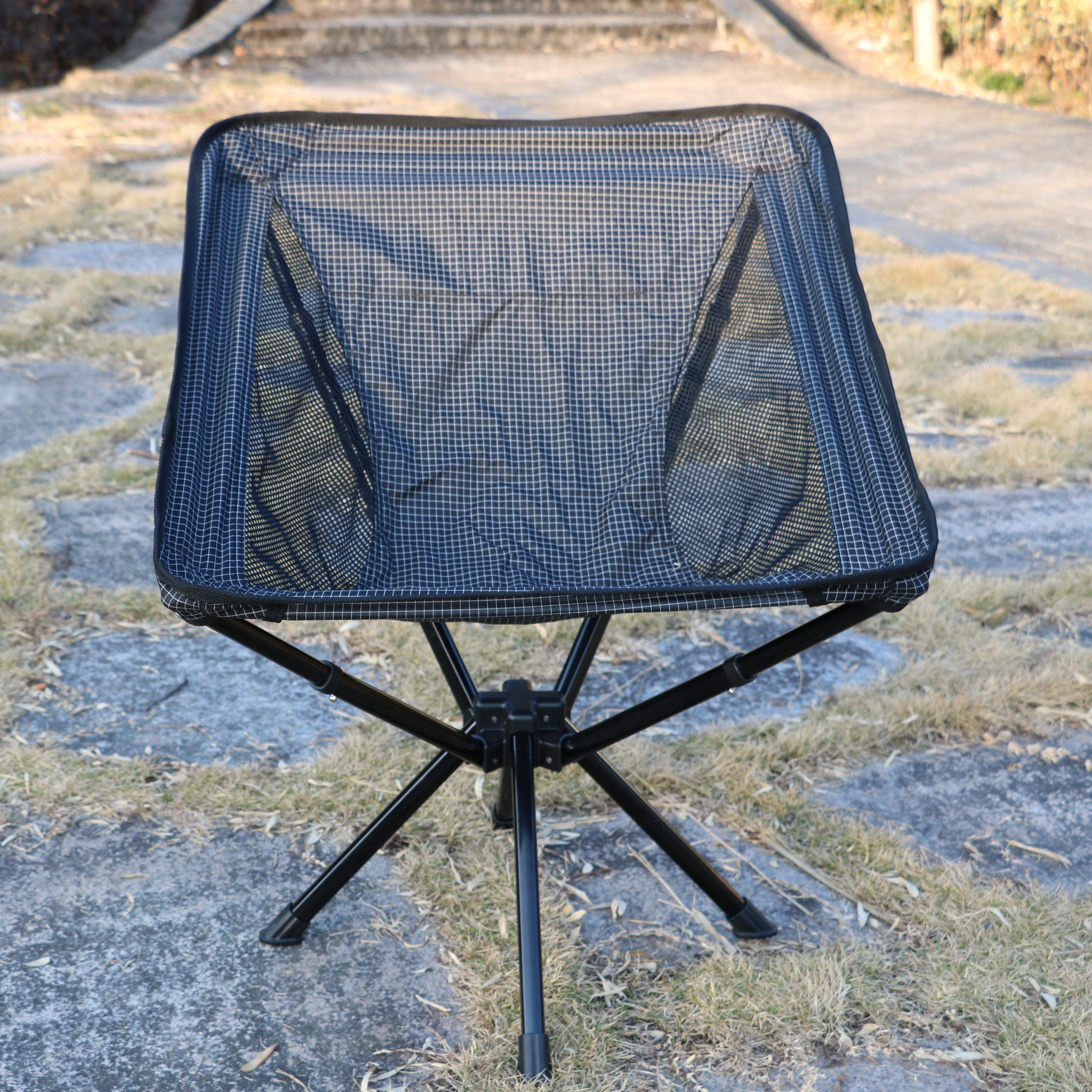 1pc Casual Portable Mountaineering Backpacking Chair Foldable