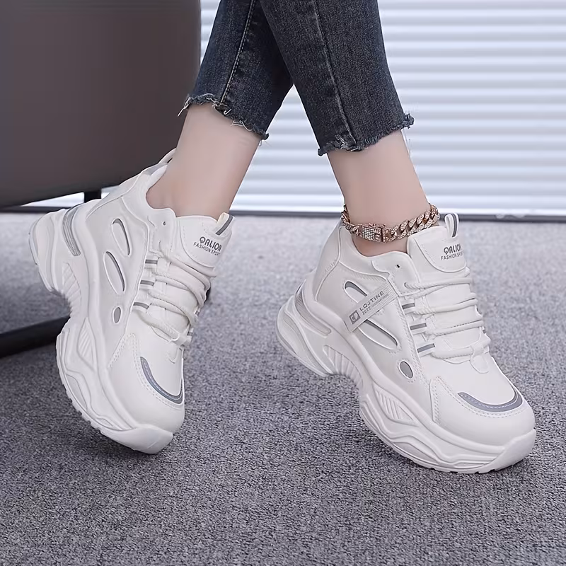 Womens New Casual Versatile Platform Height